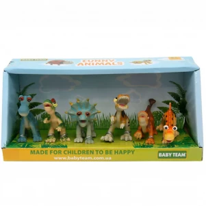 BABY TEAM TOYS Набір іграшок «Динозаври», 6 шт 8832 дитяча іграшка