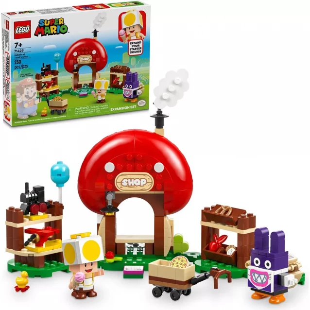 Конструктор LEGO Super Mario Nabbit у крамниці Toad Додатковий набір (71429) - 8