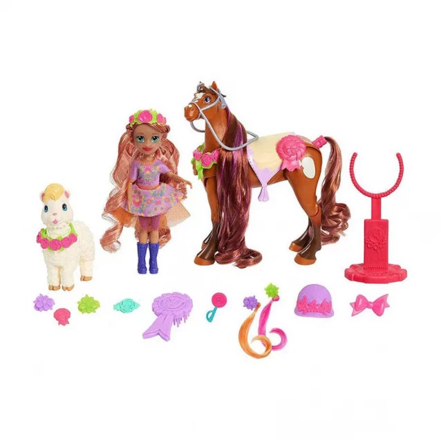 Игровой набор арт. 53180, кукла и конь с аксес., в коробке - 1