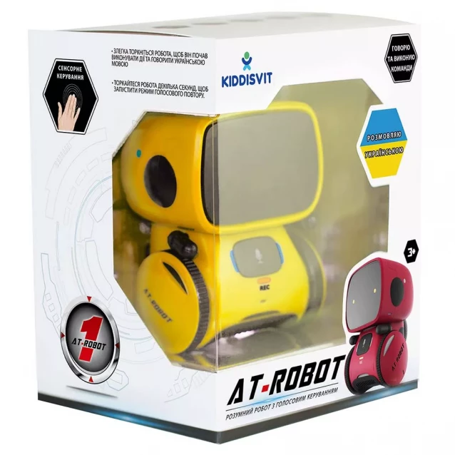 Інтерактивний робот AT-ROBOT з голосовим керуванням жовтий, озвуч.укр. (AT001-03-UKR) - 11