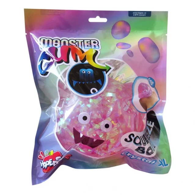 Іграшка-антистрес Monster Gum Squeeze Ball XL Crystal 12 см в асортименті (242979) - 3