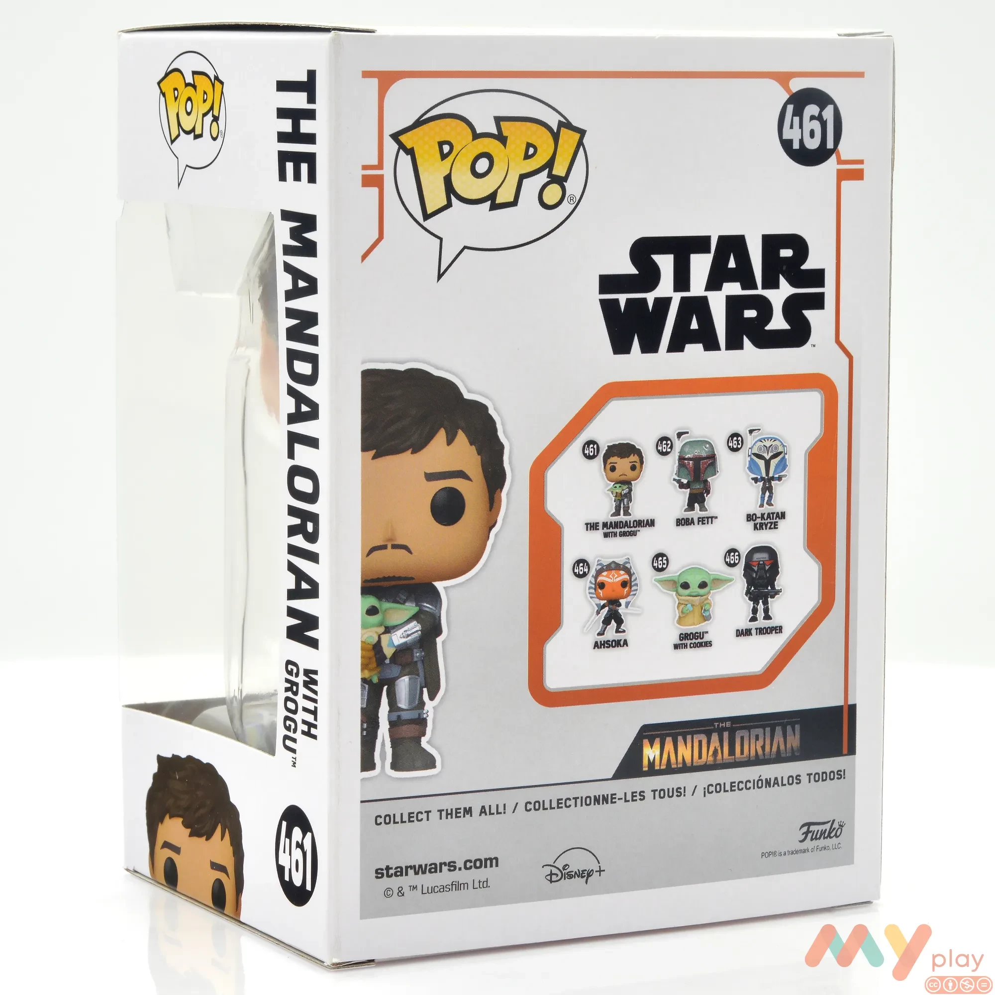 Фигурка Funko POP! Мандалорец с Грогу 54525 купить по цене 1499