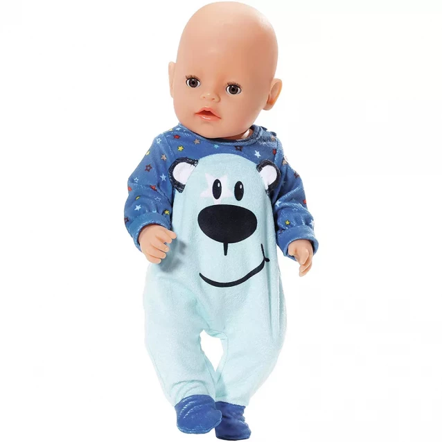 Одежда для куклы BABY BORN - СТИЛЬНЫЙ КОМБИНЕЗОН (голубой) - 2
