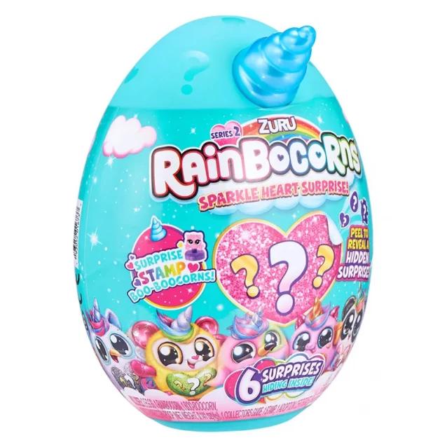 Мягкая игрушка-сюрприз Rainbocorn-A (серія Sparkle Heart Surprise 2) - 3