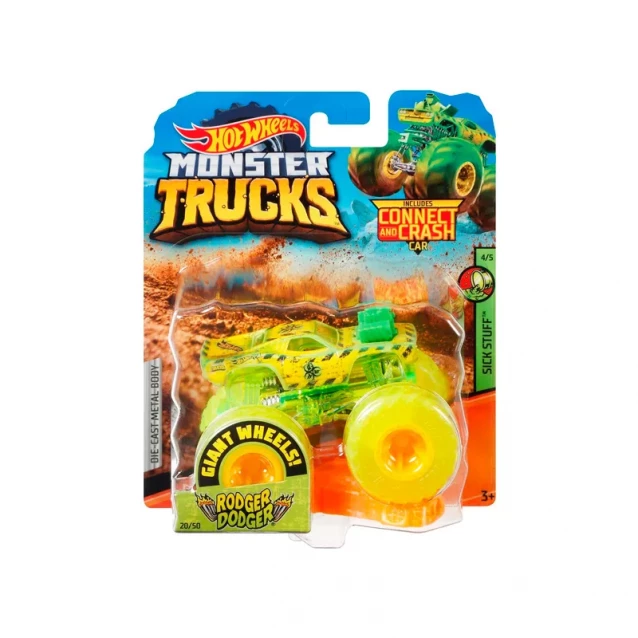 Машинка Hot Wheels Monster Trucks 1:64 в асортименті (FYJ44) - 21