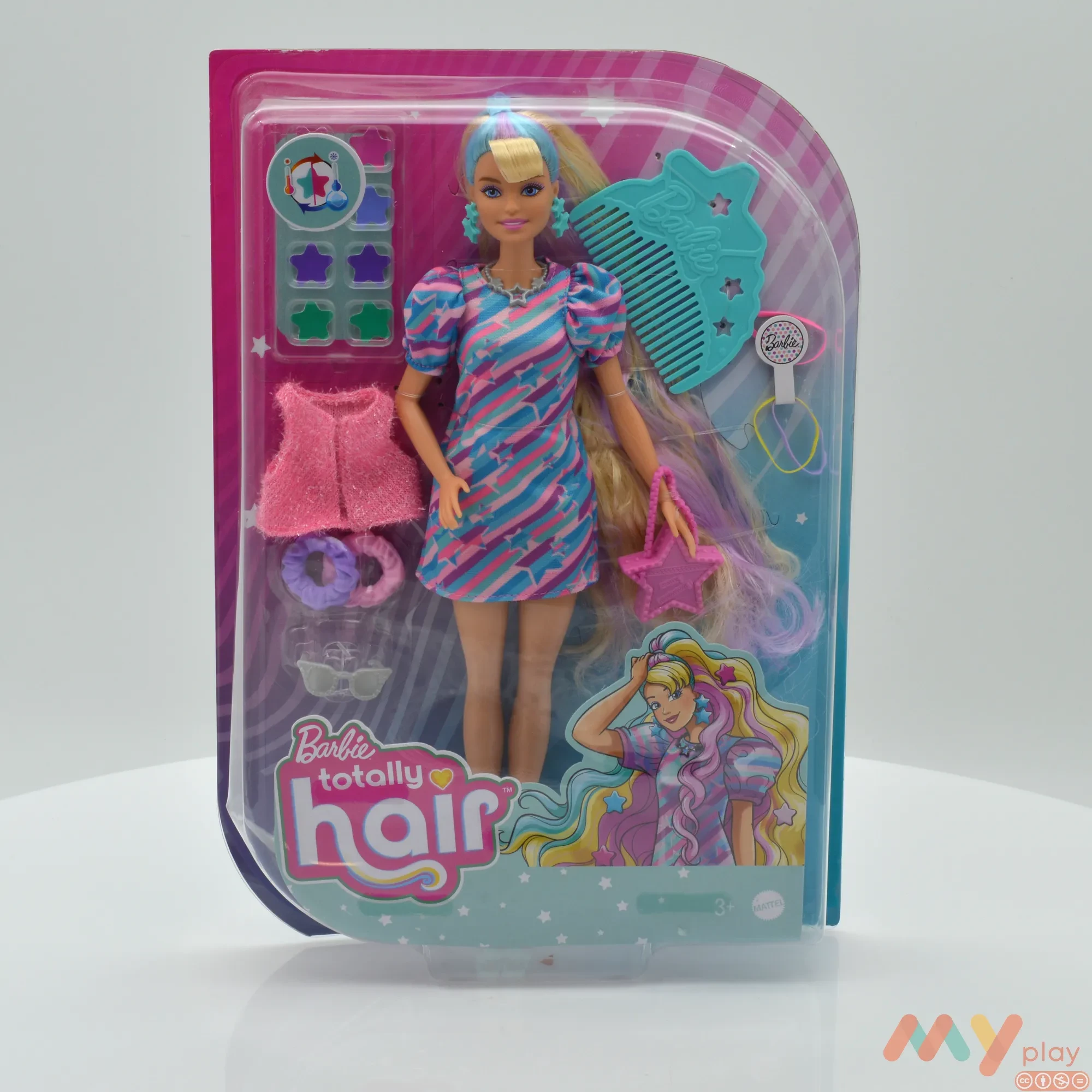 Лялька Barbie Totally Hair Зіркова красуня (HCM88) - ФОТО в 360° - 1