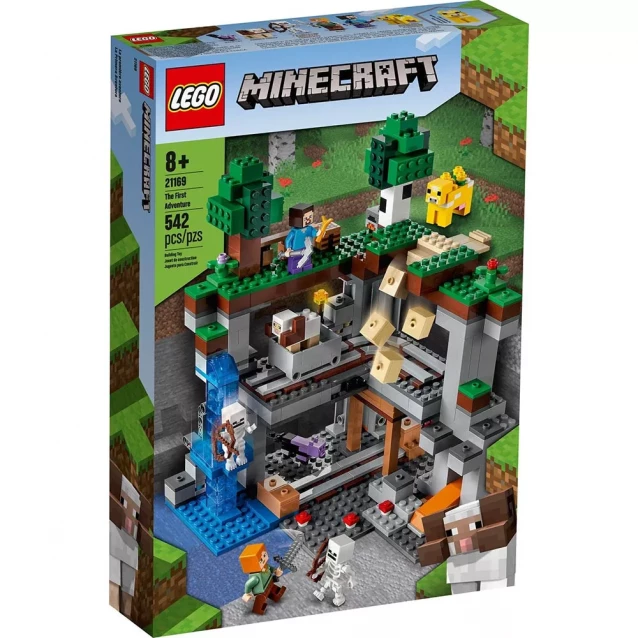 Конструктор LEGO Minecraft Перша пригода (21169) - 1