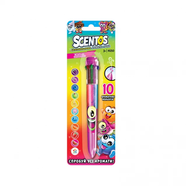 Багатокольорова кулькова ручка Scentos Чарівний настрій (41250) - 3