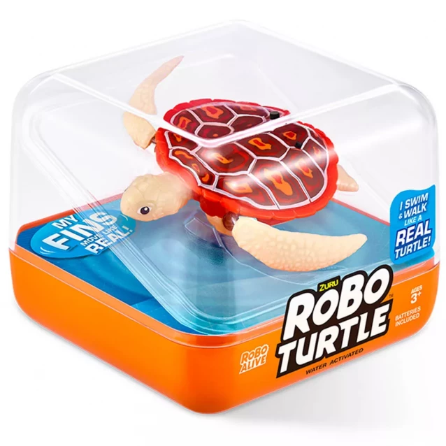 Інтерактивна іграшка Pets & Robo Alive Робочерепаха Червона (7192UQ1-3) - 2