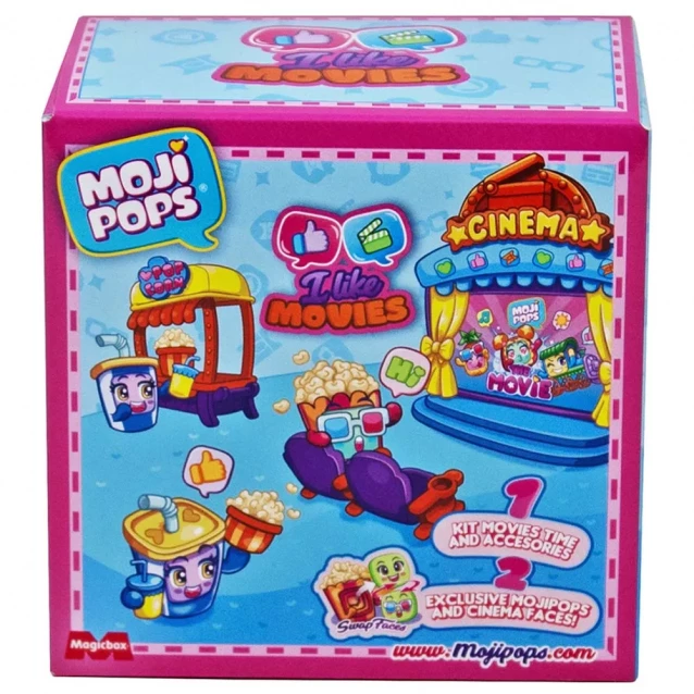 Ігровий набір Moji Pops Box I Like Кінотеатр (PMPSV112PL30) - 1
