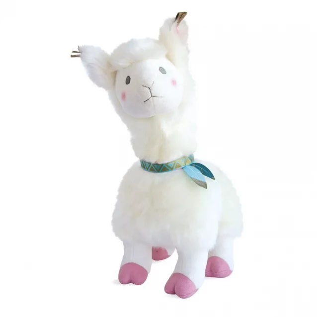 Мягкая игрушка Doudou лама белая 50 см (HO2799) - 1
