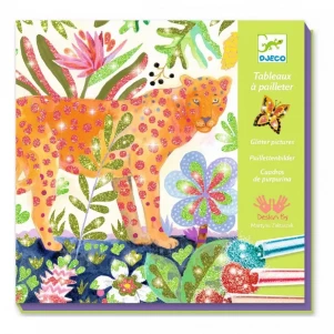 Набор для рисования цветными блестками "Тропики" детская игрушка