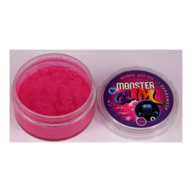 Слайм Monster Gum Жвачка для рук перламутровая, 50 г (CP83L1609/4) - 10