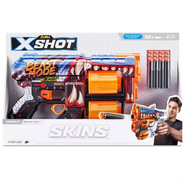 Бластер X-Shot Skins Dread Beast Out (36517P) - 3