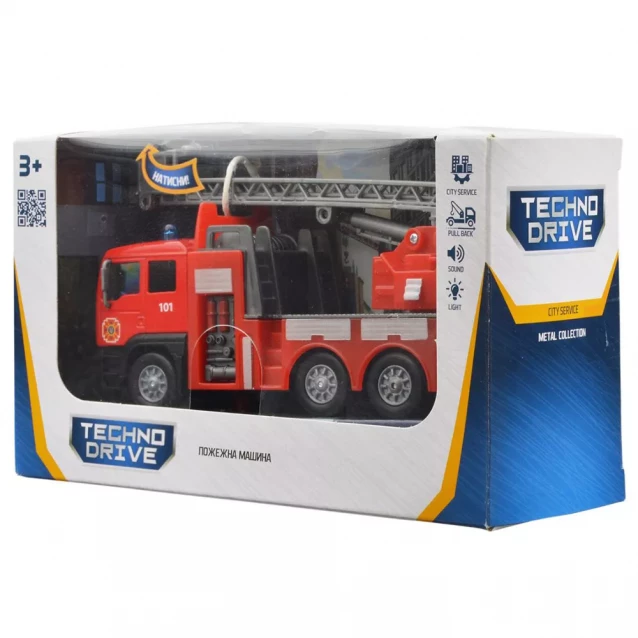 Автомодель TechnoDrive Пожарная машина (510125.270) - 9