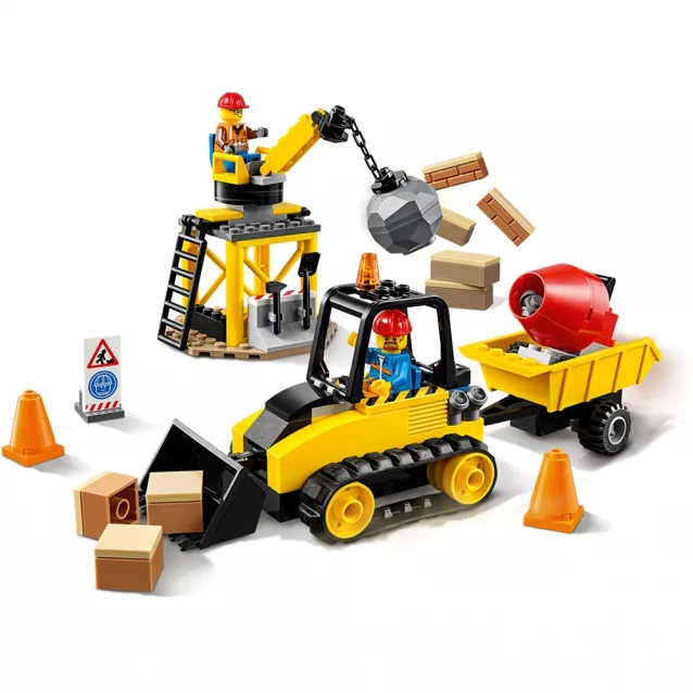 Конструктор LEGO City Строительный бульдозер (60252) - 3