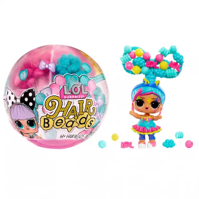 Лялька-сюрприз L.O.L. Surprise! Hair Beads Феєричні зачіски з намистинок в асортименті (511205) - 1