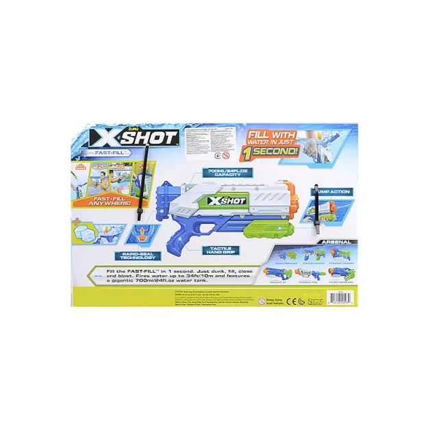 X -Shot Водний бластер Fast Fill Soaker, арт. 56138 - 3