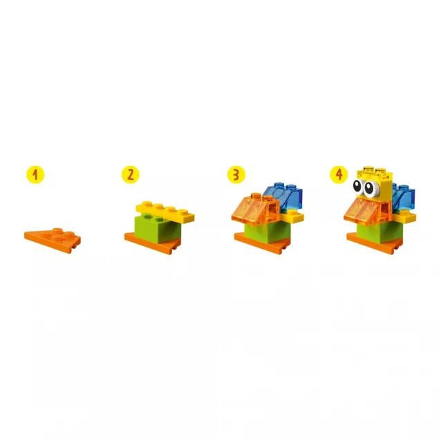 Конструктор LEGO Classic Прозрачные кубики для творчества (11013) - 4