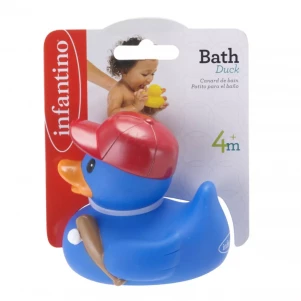 Infantino Infantino Игрушка для купания «Утенок – бейсболист» 305109 для малюків