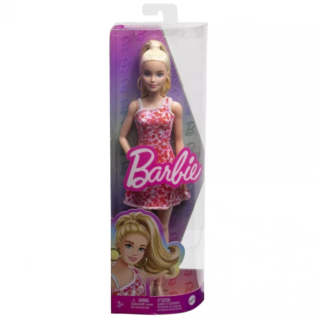 Кукла Barbie Модница в сарафане в цветочный принт (HJT02) - 2
