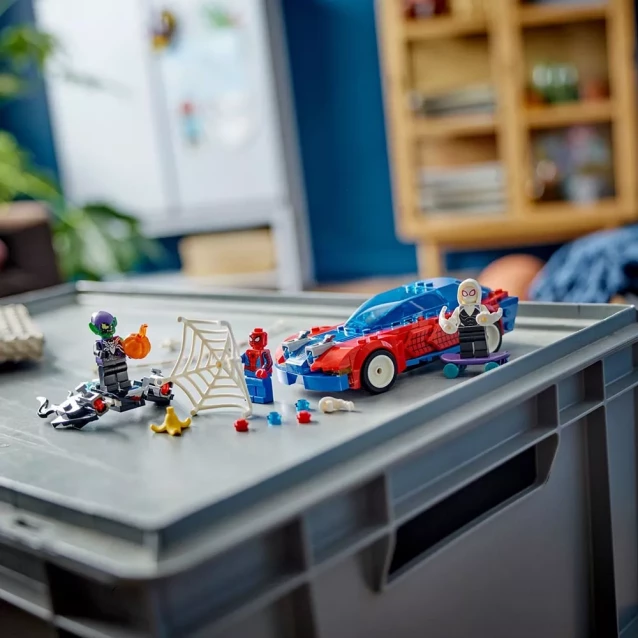 Конструктор LEGO Marvel Автомобиль для гонки Человека-Паука и Зеленый Гоблин с ядом Венома (76279) - 9
